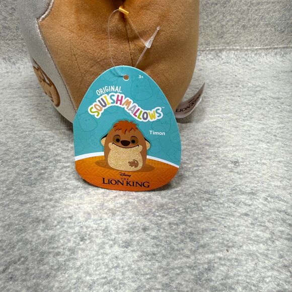 Disney Lion King Squishmallows Original Disney 8 Inch Timon Plush Toy NEW - Picture 2 of 7